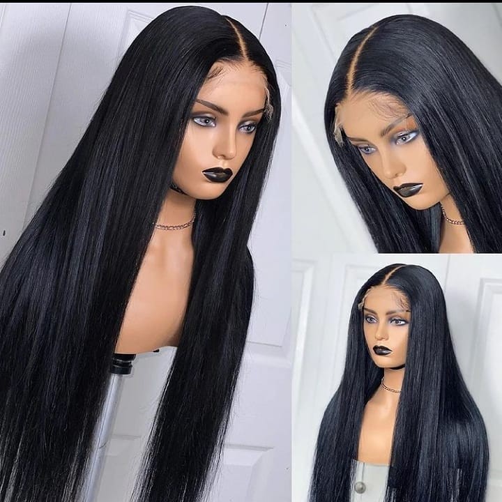 26 inch semi human hair wig by Wigs Afrikrea