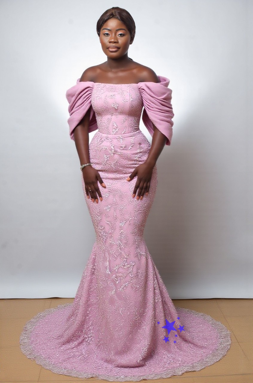 OKBBN Off Shoulder Mermaid Elegant Formal Ball Dress main image 1
