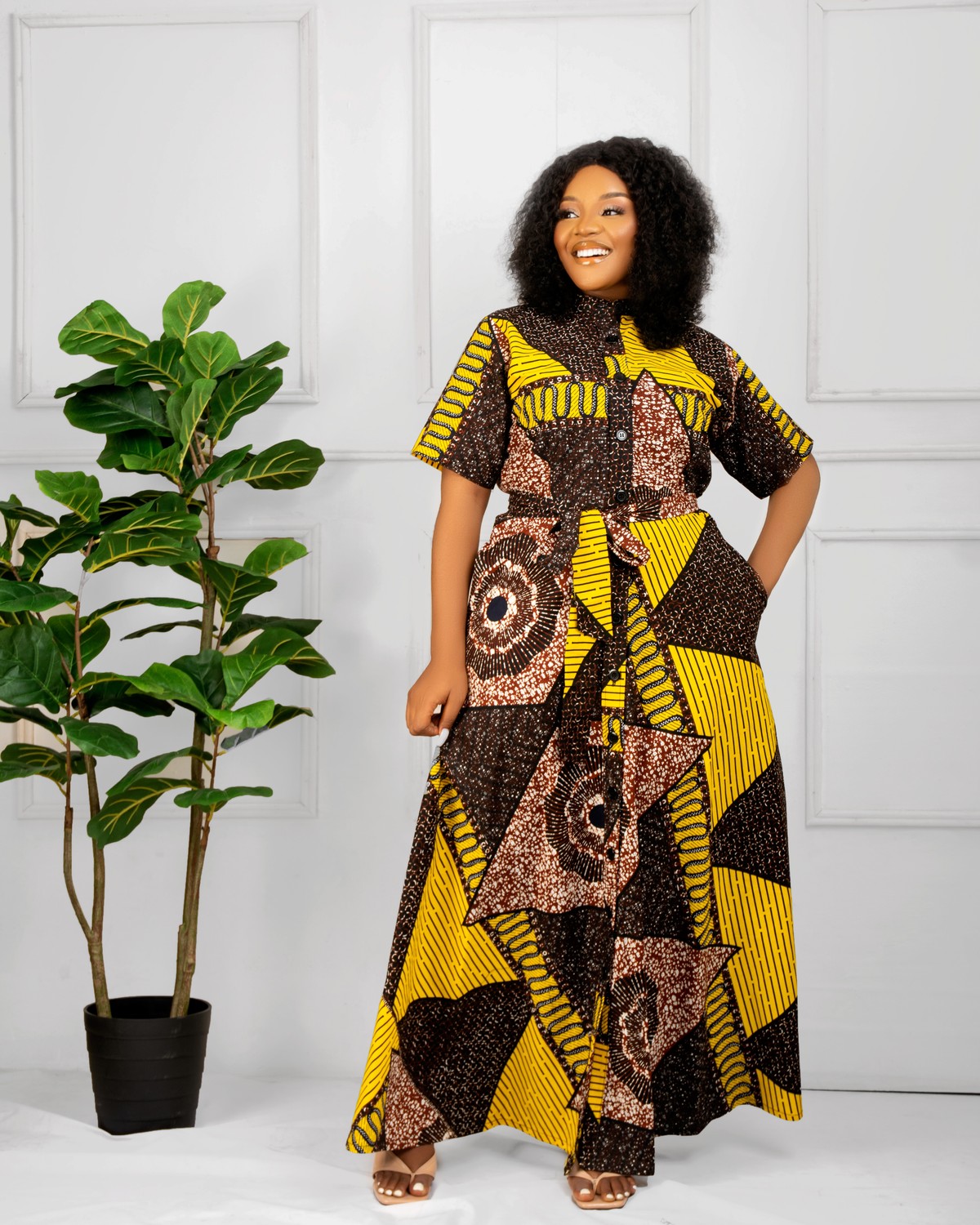 african print plus size