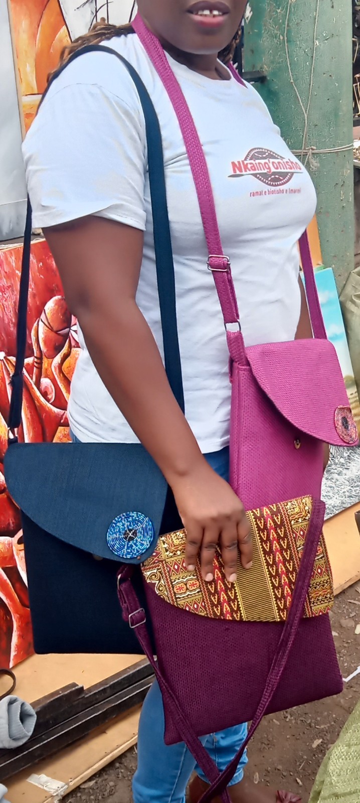 Africa shoulder bag by liliankaailk Shoulder bags Afrikrea